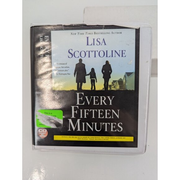 Lisa Scottoline Audiobooks CDs Every Fifteen Minutes and Look Again - Picture 2 of 8
